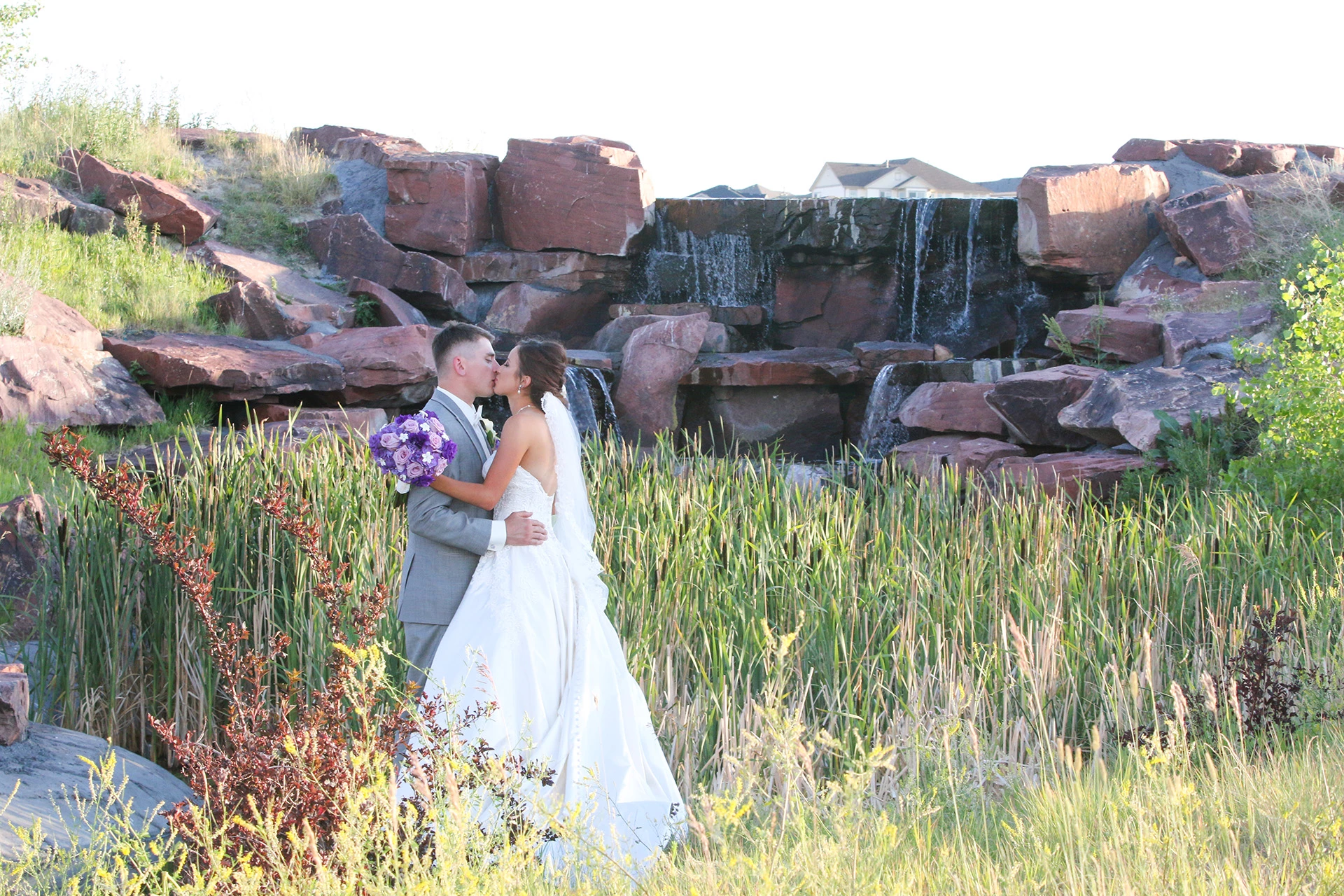 Blackstone Black Bear - Outdoor Wedding Bride and Groom