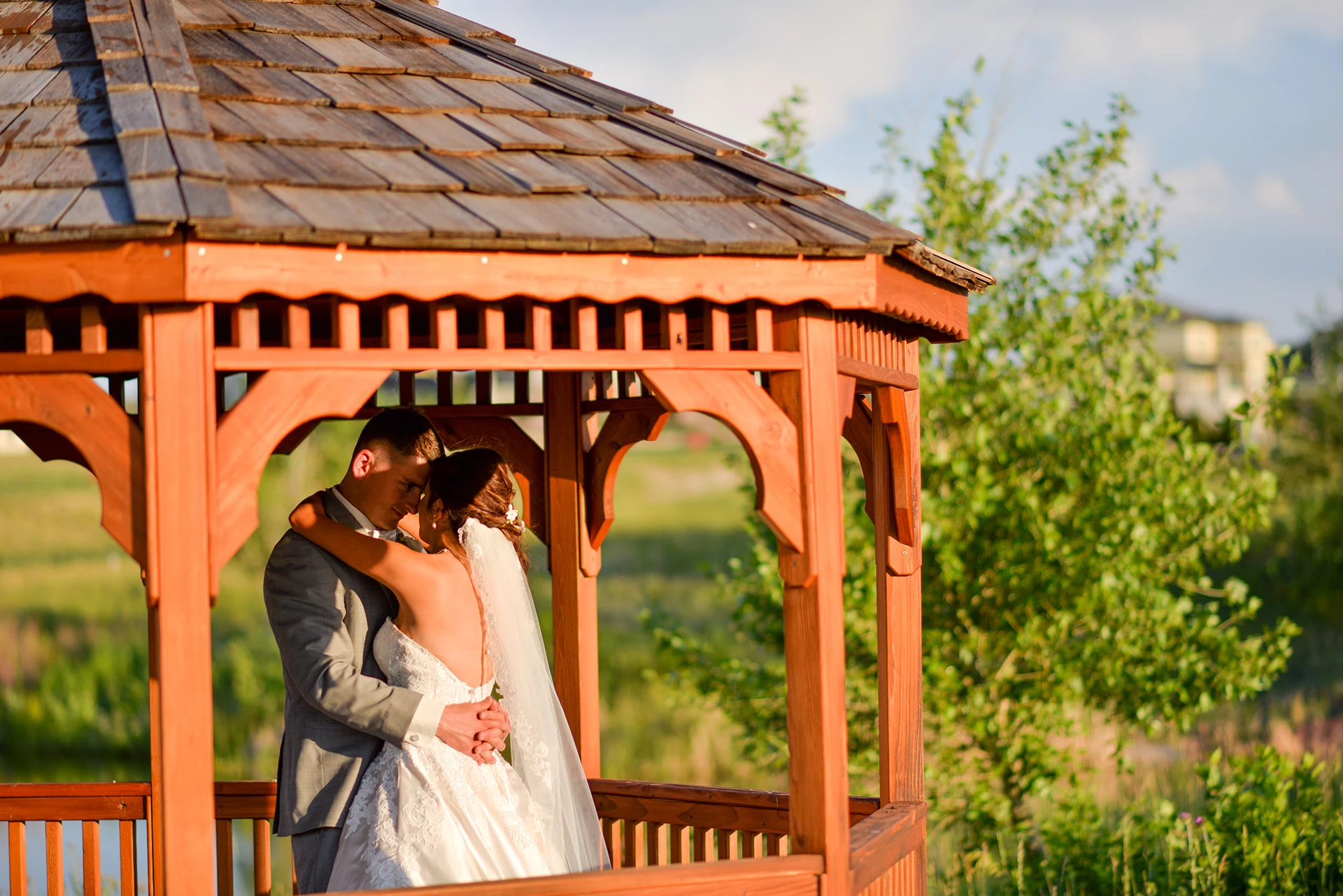 Blackstone Black Bear - Outdoor Bride and Groom