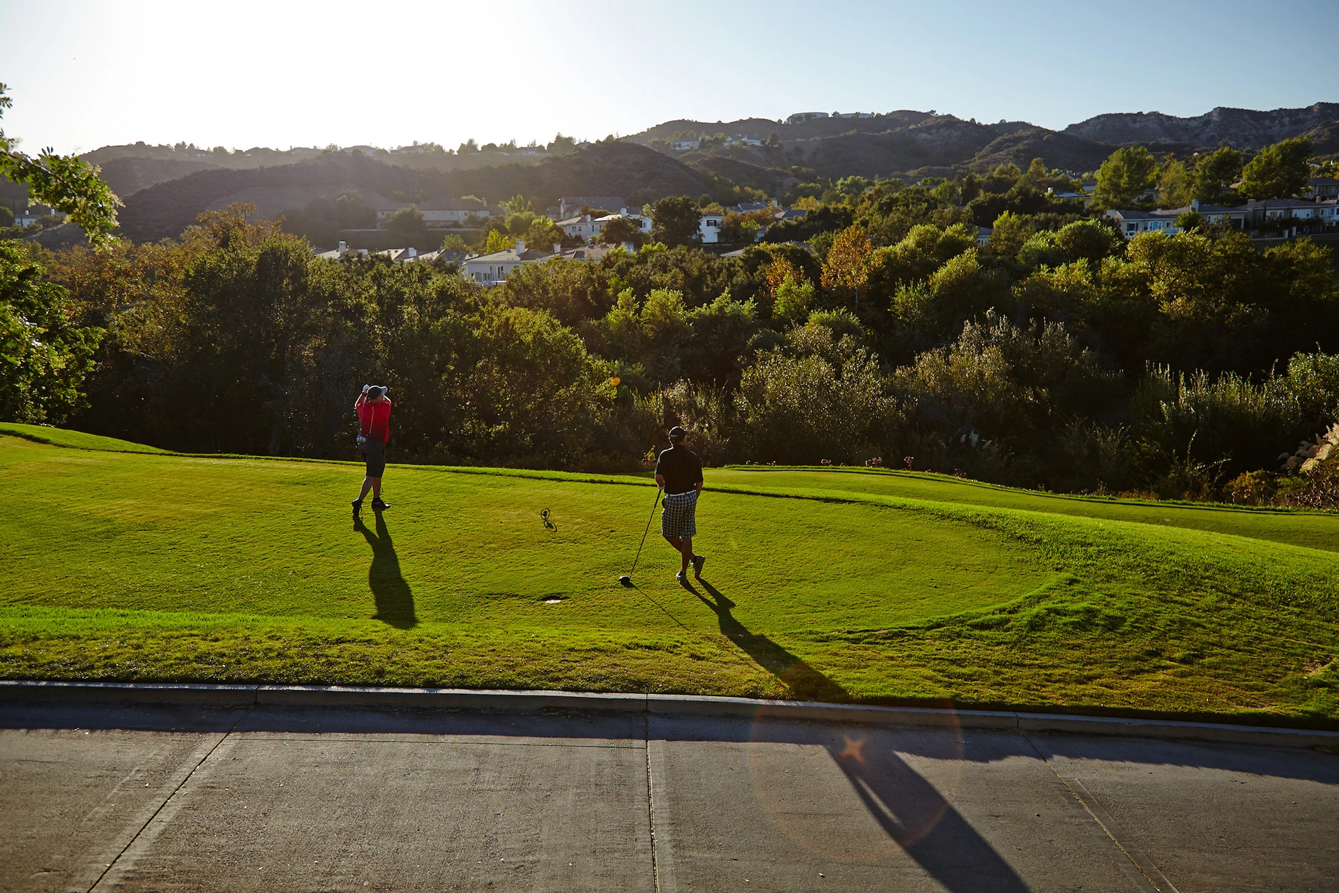 Coto De Caza - Members golfing on golf course hole 1