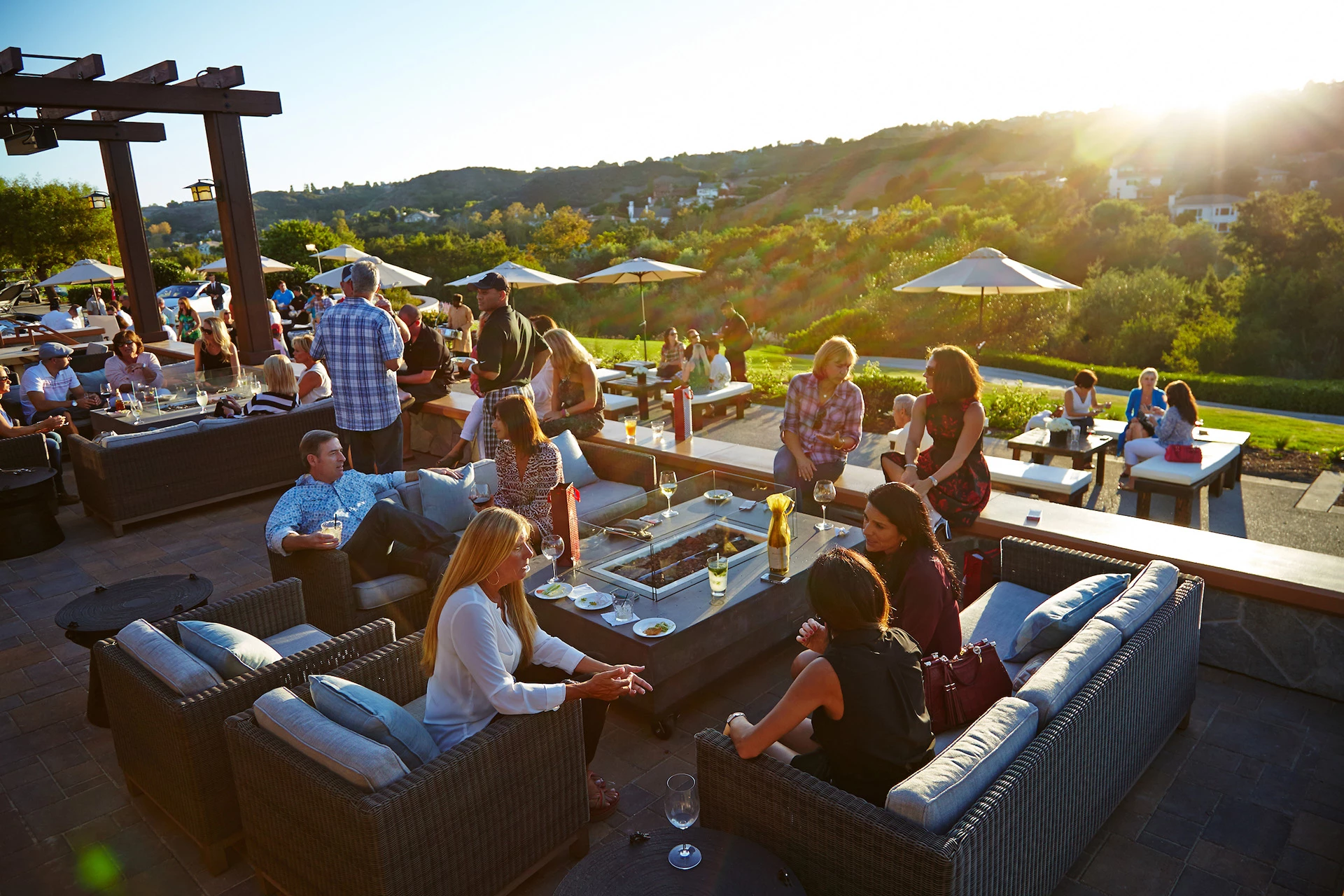 Coto De Caza - Members on Patio