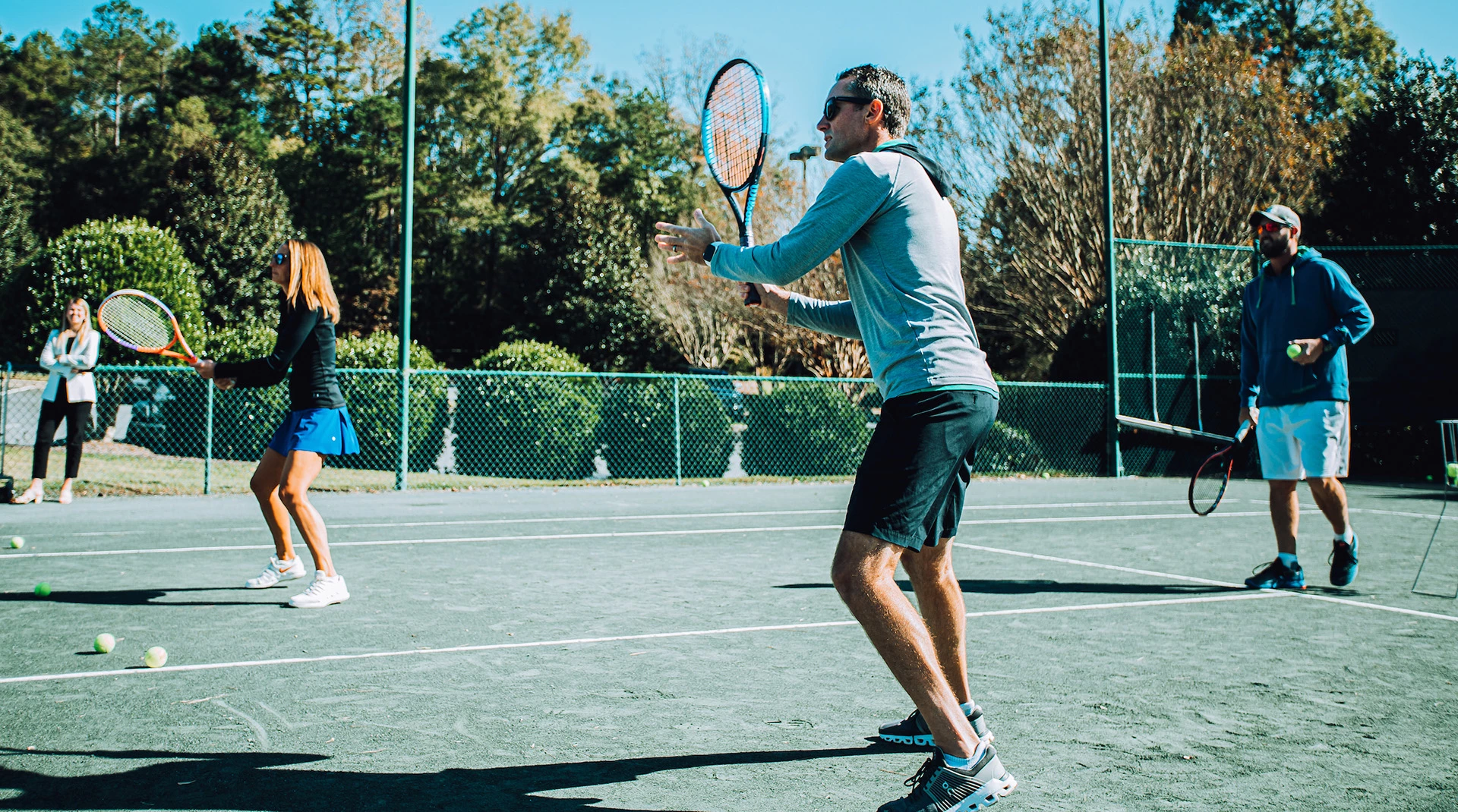 Firethorne - Members playing tennis