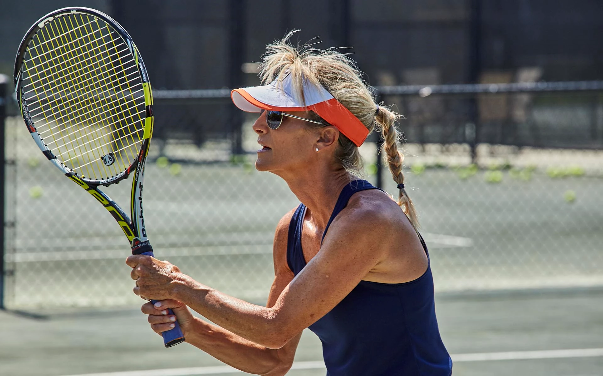 Hawkstone Country Club - Member playing tennis