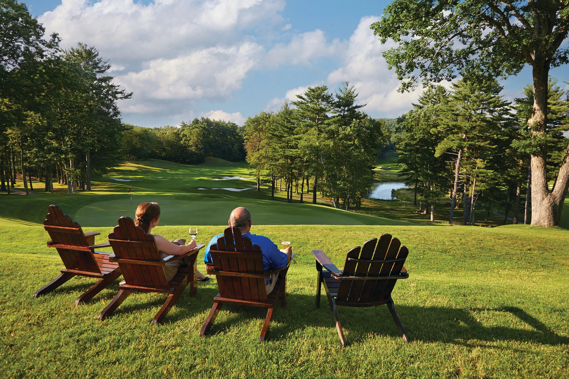 Ipswich Country Club - Couple outside in chairs