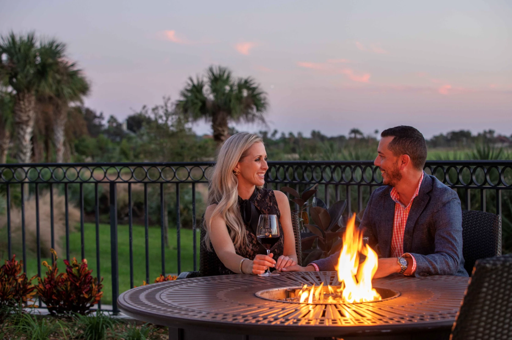 Marsh Creek Country Club - Couple on Patio