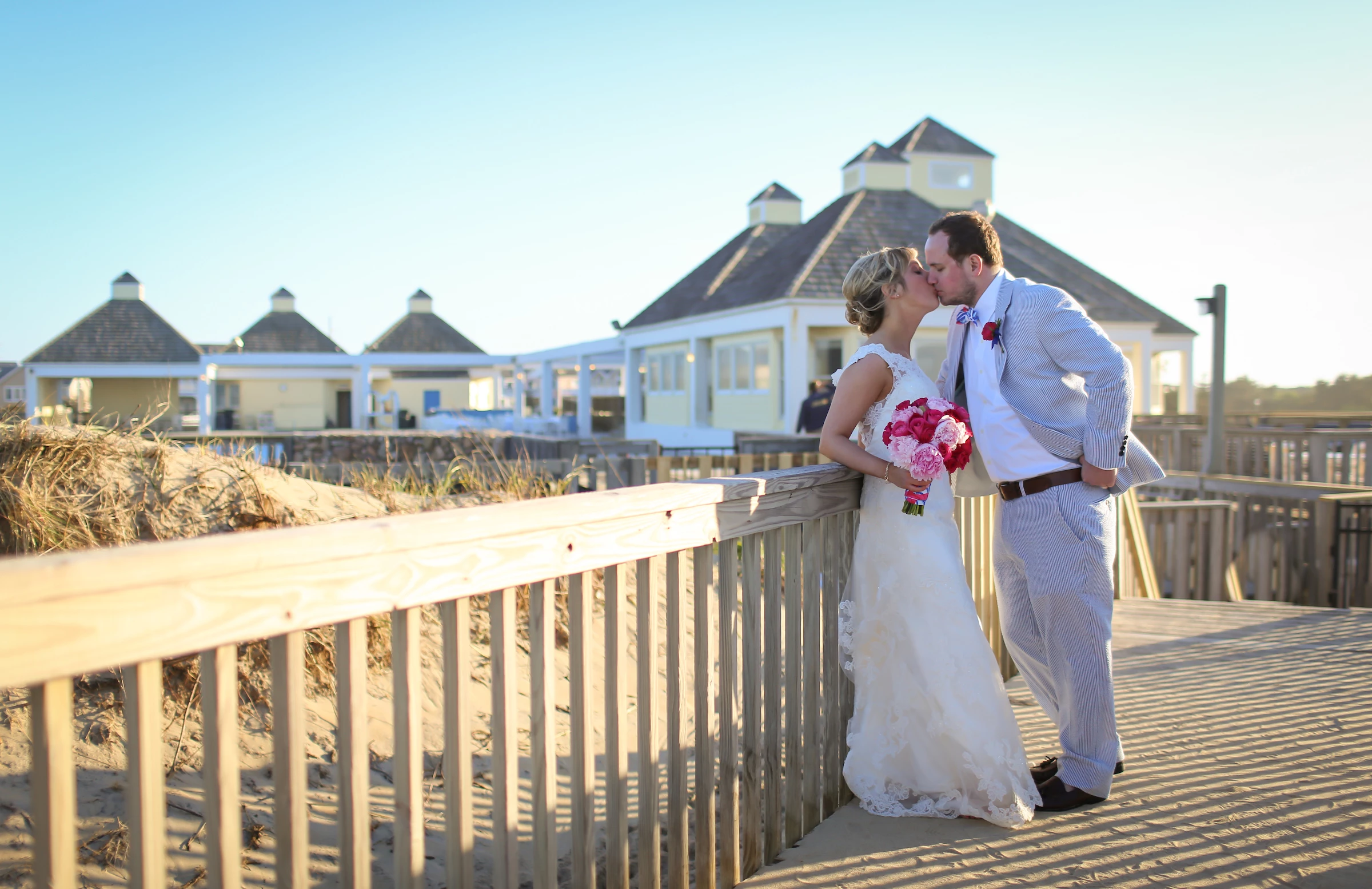 Nags Head Golf Links - Bride and Groom