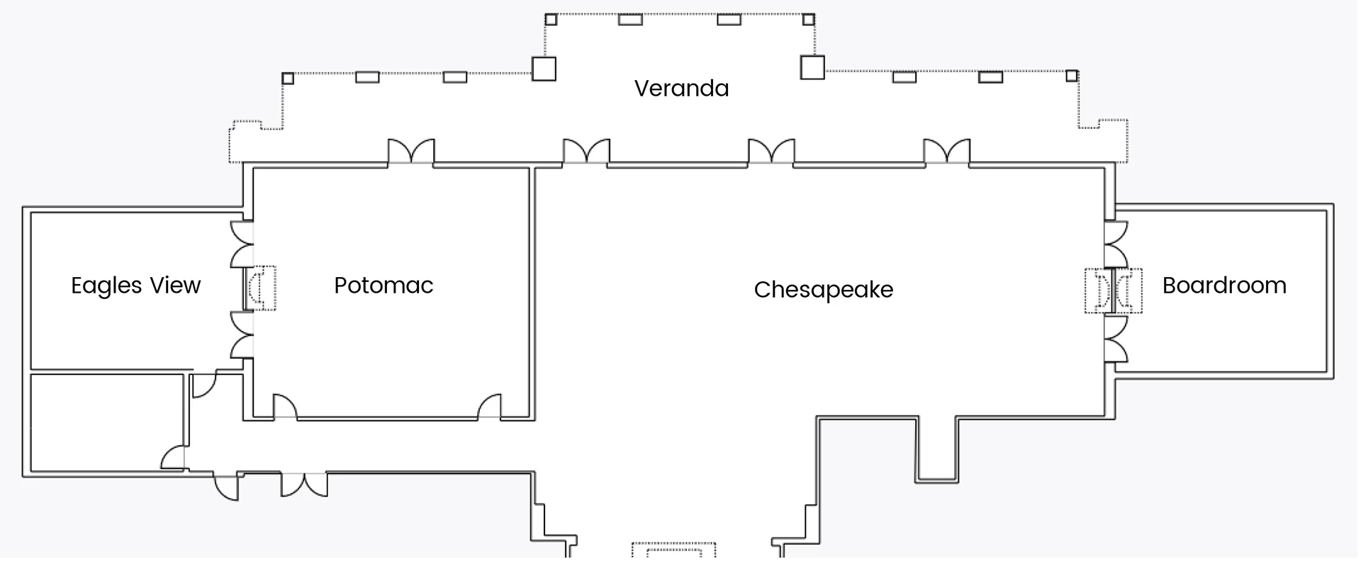 River Creek Club - Private Event Floor Plan