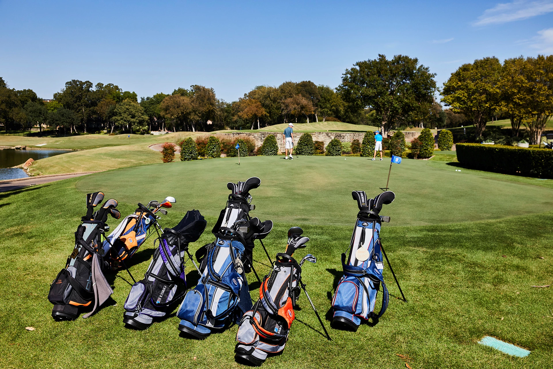 Stonebriar Country Club - Golfers on green