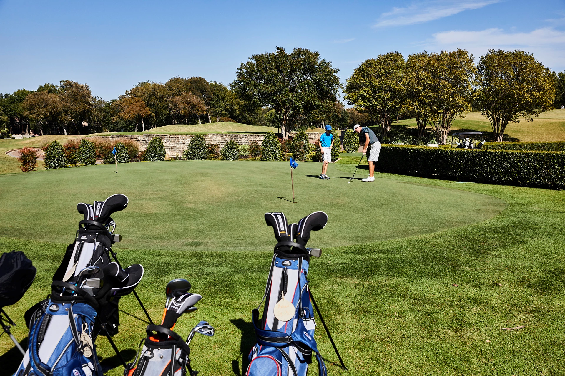 Stonebriar Country Club - Golfers on green