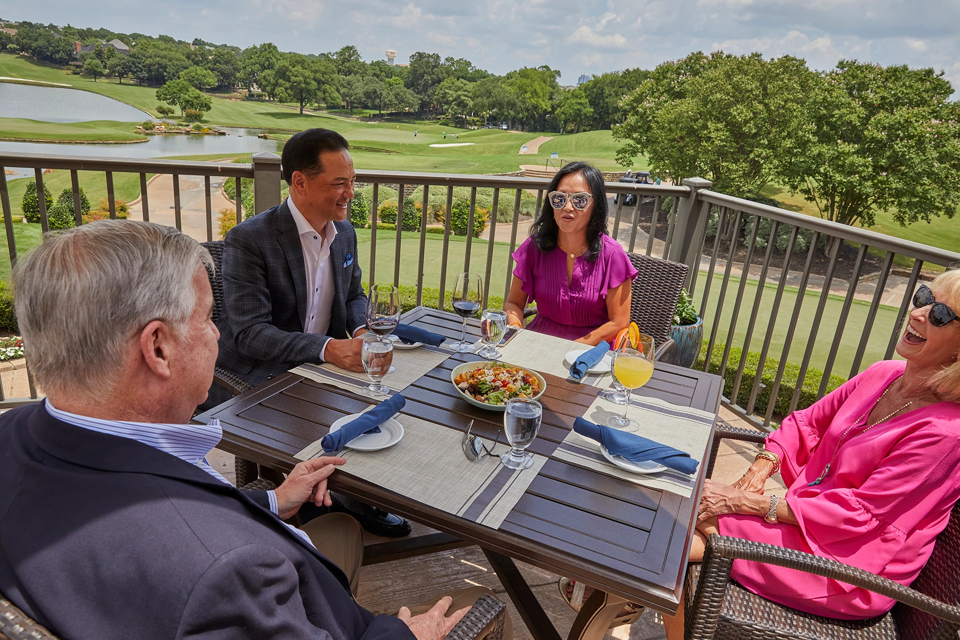 Stonebriar Country Club - Members on the patio