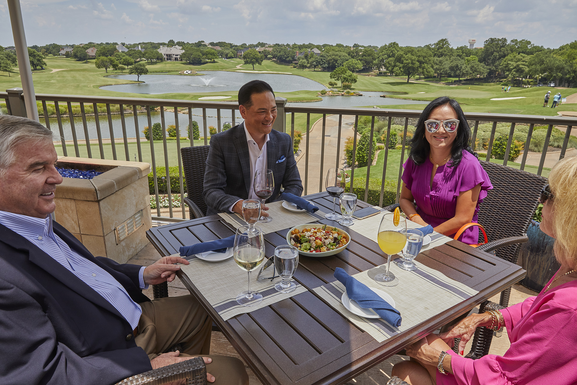 Stonebriar Country Club - Members on the patio