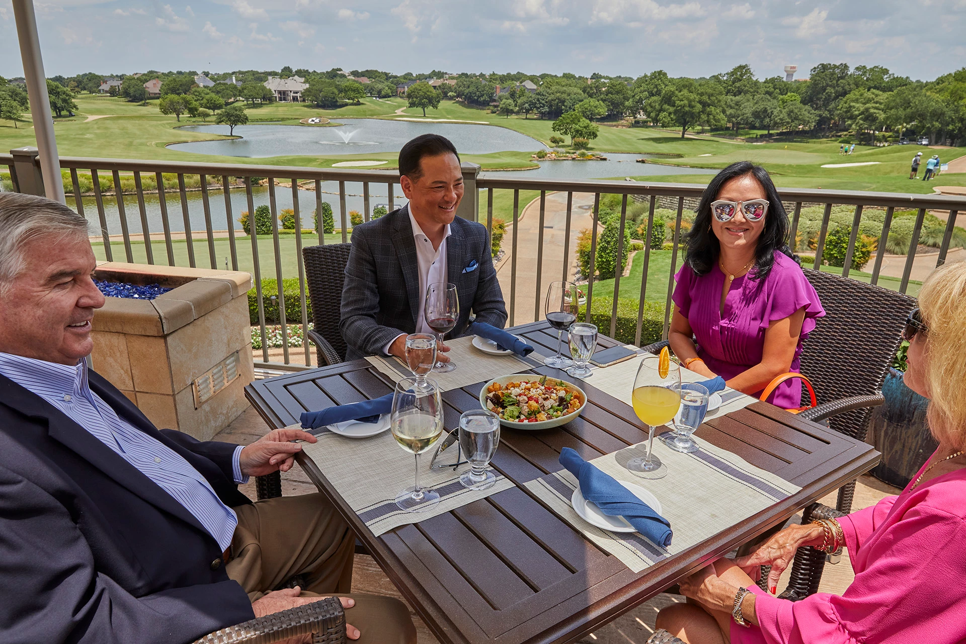 Stonebriar Country Club - Members on the patio