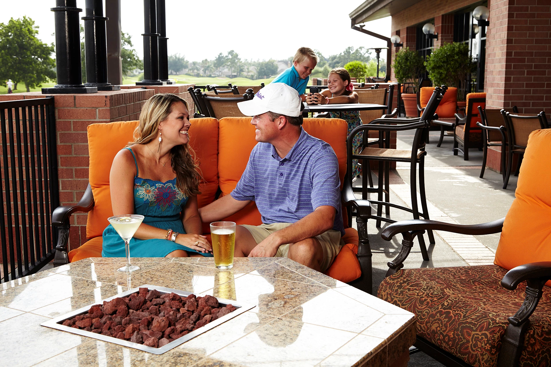 The Club at Falcon Point - Couple on the Patio