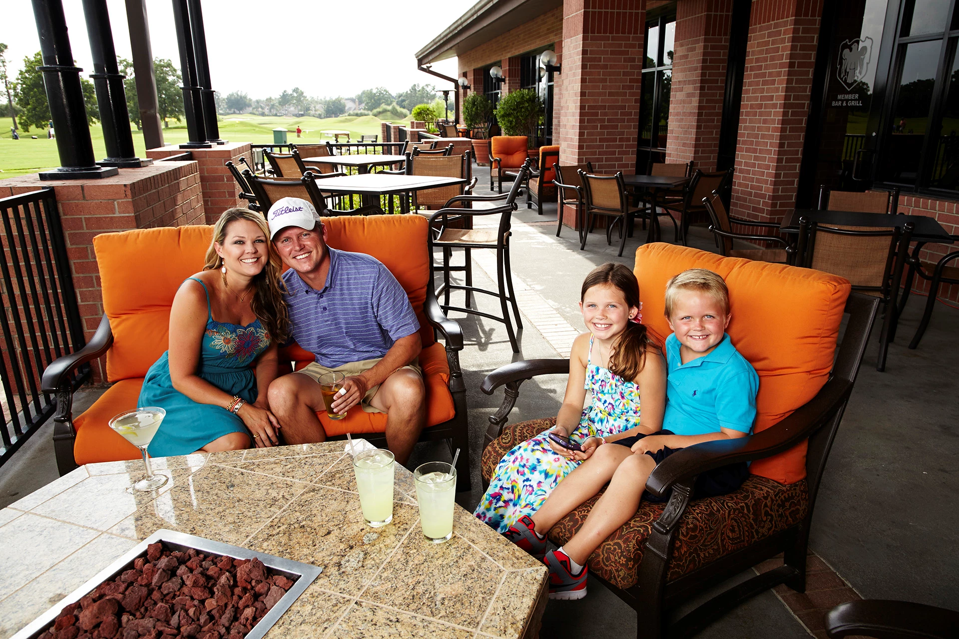 The Club at Falcon Point - Couple on the Patio