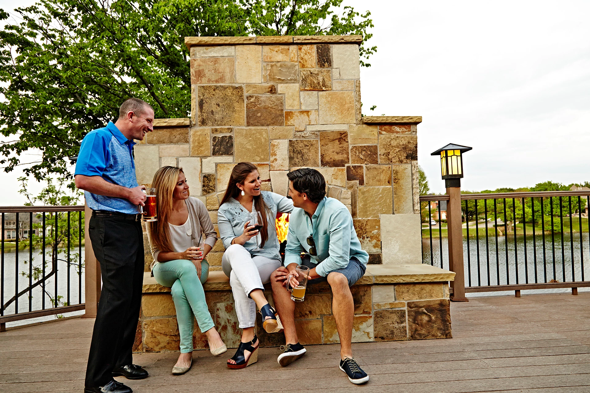 The Clubs of Prestonwood - Members on Patio