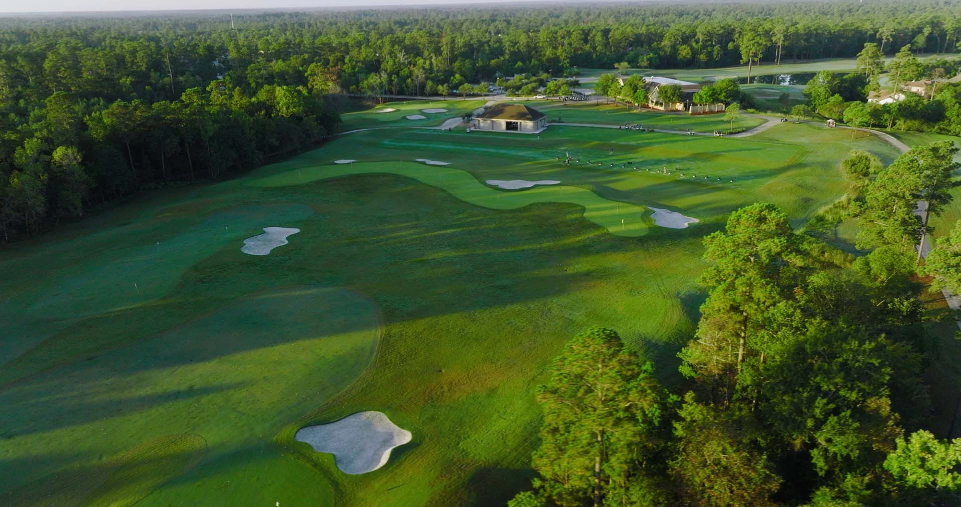 The Refinery at the Woodlands Country Club Aerial View