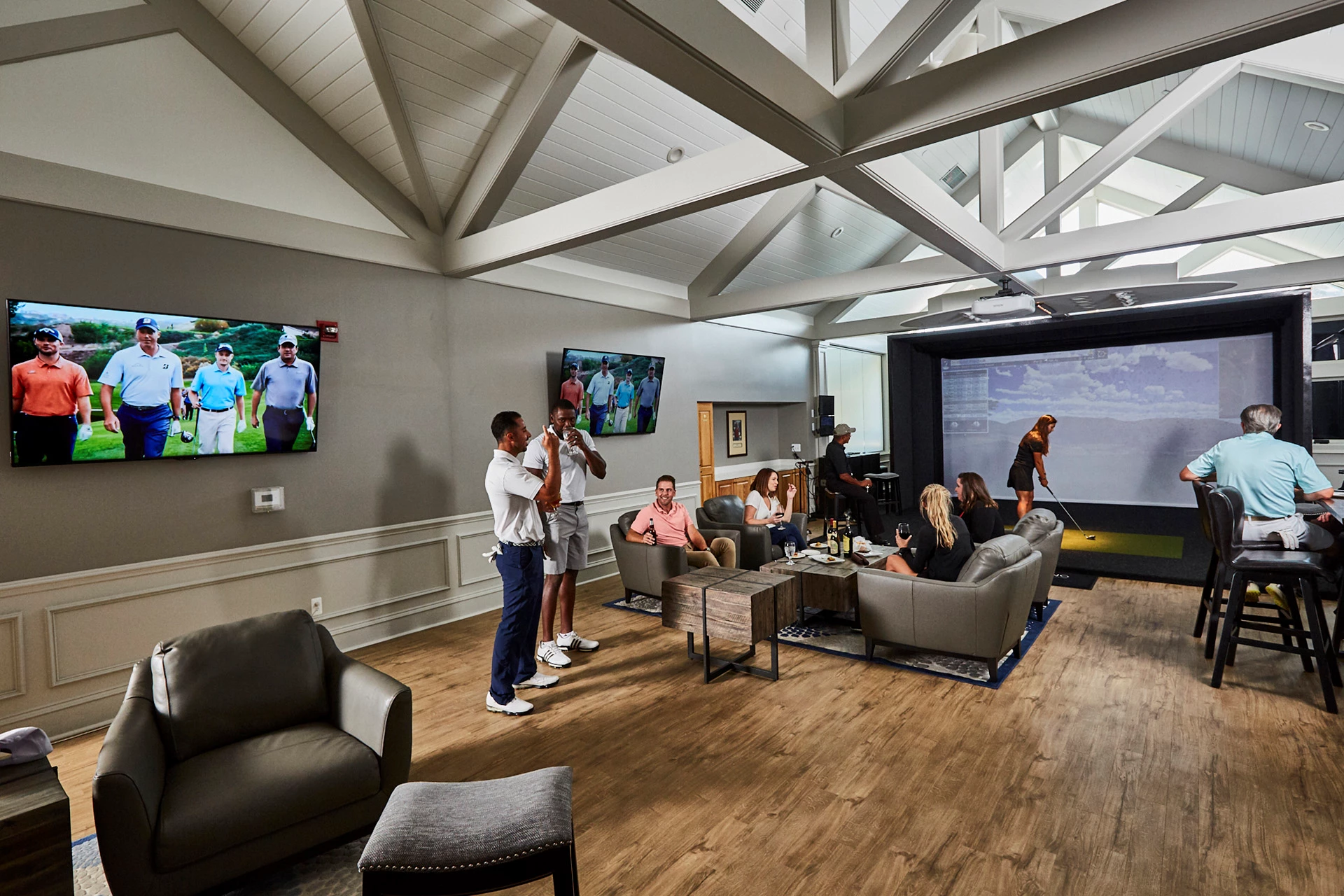 TPC Michigan - Members in Golf Lounge