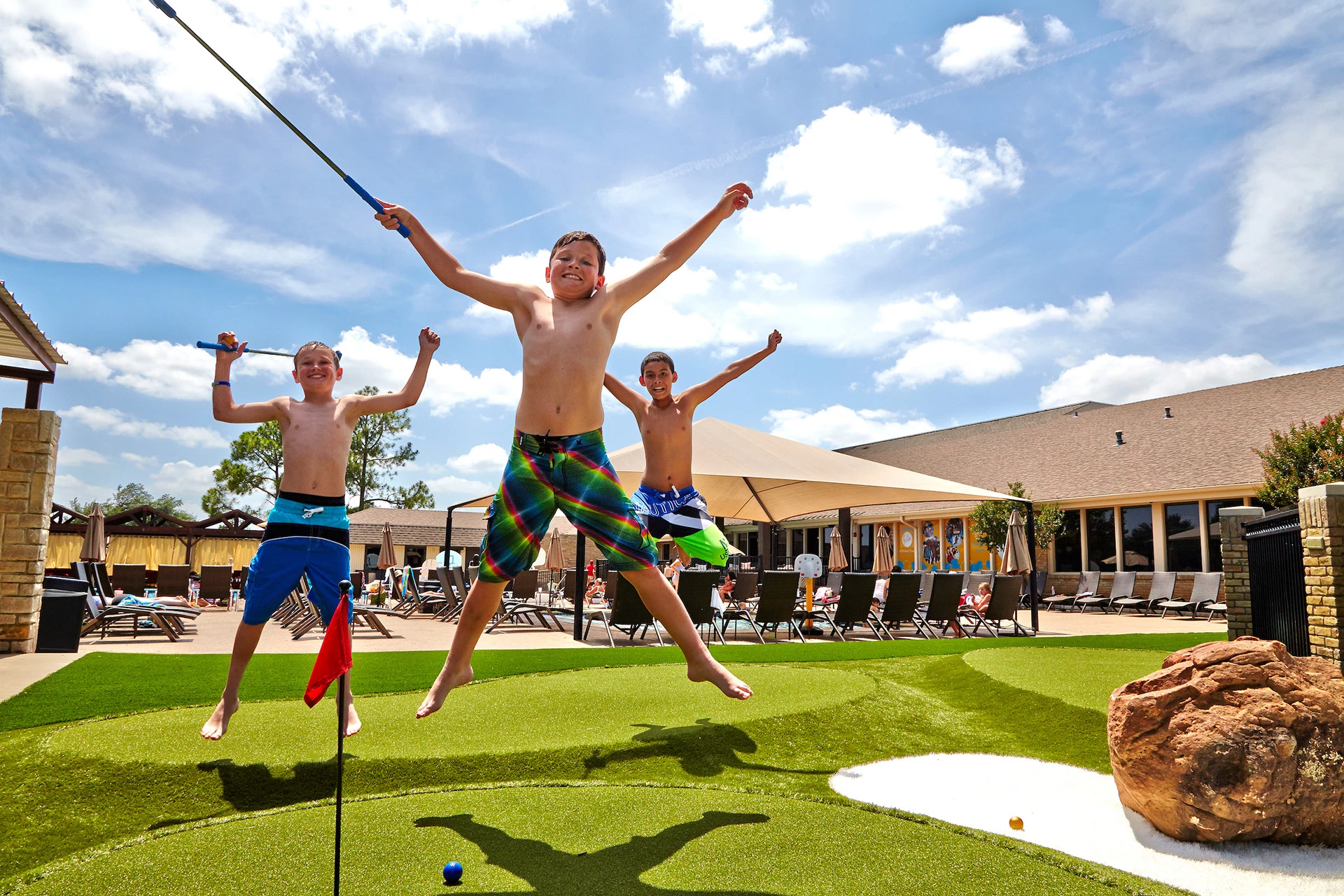 Walnut Creek Country Club - Kids playing game